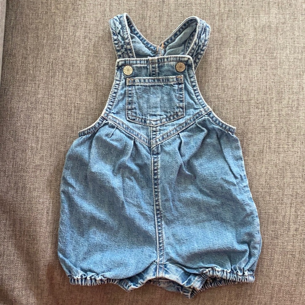 Baby gap denim overalls